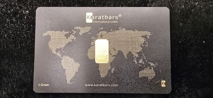 1g 999.9 Fine Gold Bar