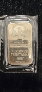 1 Troy Ounce .999 Fine Silver Bar
