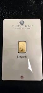1g 999.9 Fine Gold Bar