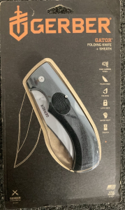 New Gerber Folding Knife + Sheath