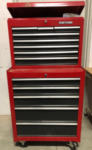 Loaded Craftsman Standing Tool Box