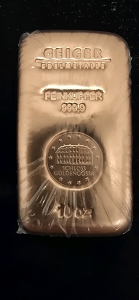 10oz 999.9 Copper Bar