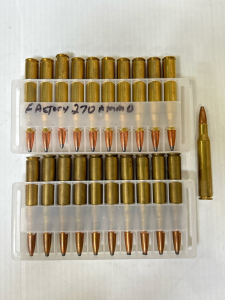 (21) Rnds 270 Win Ammo