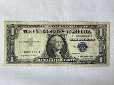 Series 1957A Silver Dollar
