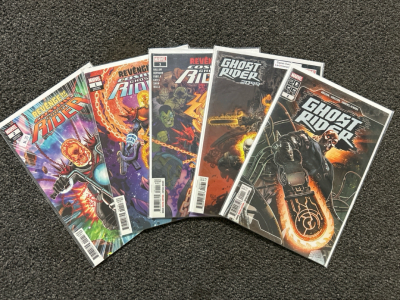 (5) Collectible Ghost Rider Comics
