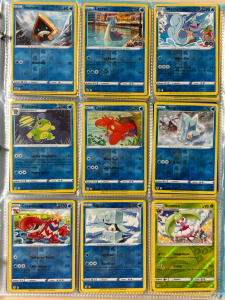 Binder Of 140+ Collectible Pok&eacute;mon Cards Including Rares and Holos
