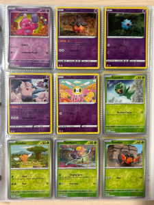 Binder Of 140+ Collectible Pok&eacute;mon Cards Including Rares and Holos