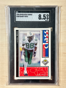 1998 Upper Deck Choice #200 Randy Moss Graded Card 8.5