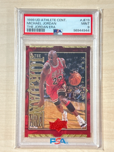 1999 UD Athlete Cent. Michael Jordan The Jordan Era Graded Card Mint 9