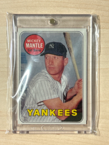 Yankees Mickey Mantle 1st Base Collectible Card