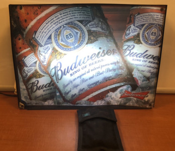 Budweiser Sign & Knife Sharpener