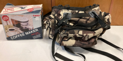 Hunting Pack & Cofee Maker (needs Pot)