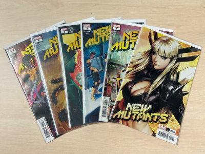 (6) Collectible Marvel Comics: New Mutants