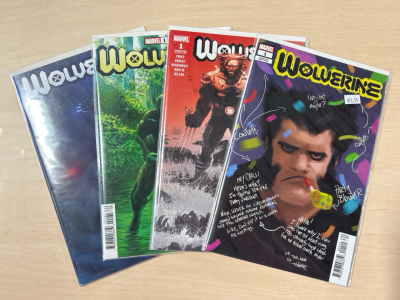 (4) Collectible Marvel Comics: Wolverine