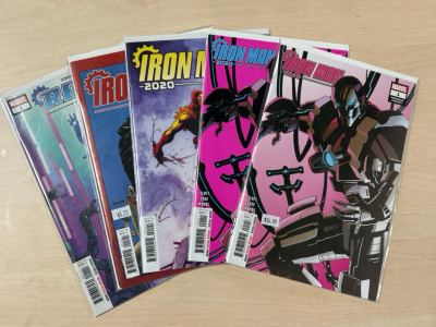 (5) Collectible Marvel Comics: Iron Man