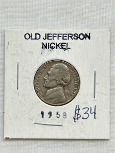 1958 Jefferson Nickel