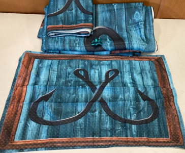 Fishing Hook Comforter & 2 Pillowcases