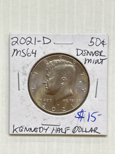 2021-D Denver Mint Kennedy Half Dollar
