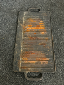 17"x 9.5" Cast Iron Griddle