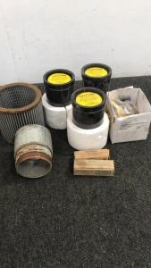 (1) Box Of Brass Parts And More