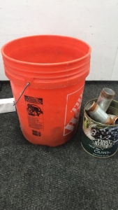 Home Depot Bucket Full of Various pipe