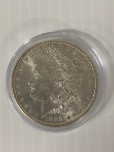 1885-O Uncirculated Morgan Silver Dollar