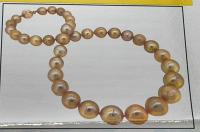 14kt. Gold And South Sea Pearl Necklace (37 Pearls 10-13mm) $7,783.00 Retail Value - 6