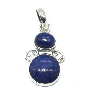 Silver Lapis Lazuli(5.9ct) Pendant