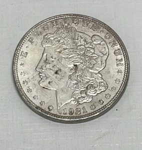 1921 Morgan Silver Dollar