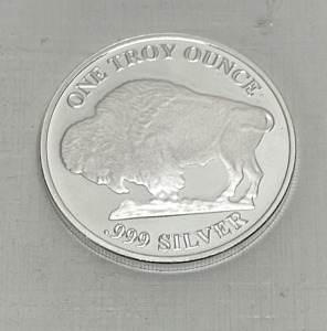 Buffalo One Troy Ounce .999 Fine Silver Round