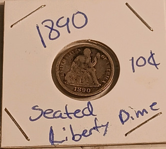 1850 Seated Liberty Dime