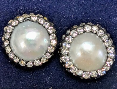 Silver Fresh Water Pearl Earrings