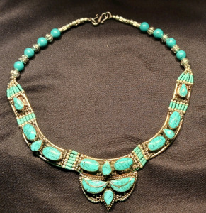 Turquoise Necklace (Hook Clasp)