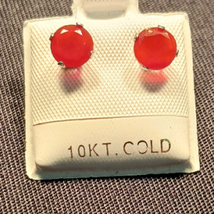 Carnelian 10kt Gold Earrings