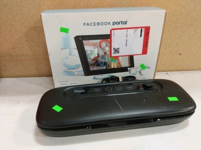 Facebook Portal 10" Smart Video and Phueut Vacuum Food Sealer