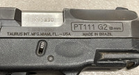 Taurus Millennium PT111 G2 Model 9mm Caliber, Semi-Automatic Pistol - 7