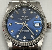 Rolex Datejust 36mm Blue Dial Watch W/ Stainless Band (Unverified) - 2