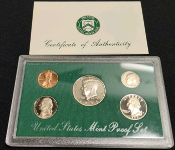 (1) 1995-S Complete Coin Set w/ Certificate of Authenticity