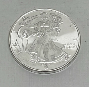 Walking Liberty 1 Ounce .999 Fine Silver Round