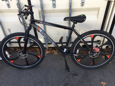 26” Mongoose Mack Black Bike