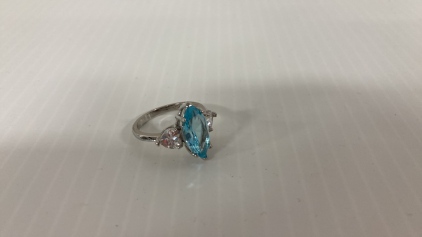 Aquamarine Ring Size 6