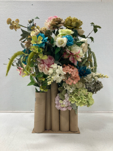 Bunch of Artificial Flowers Assorted Colors and Designs