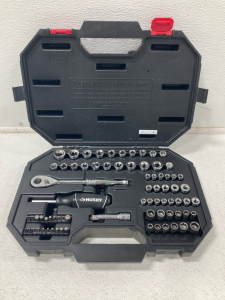 Husky 75-Piece Mechanics Tool Set 1/4 in and 3/4 in Drive