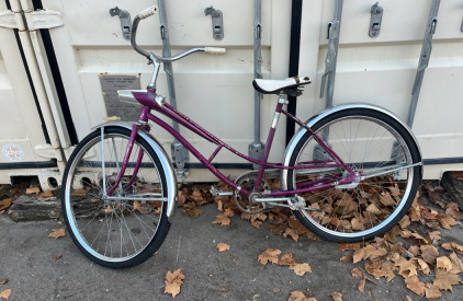 26” purple Beach Cruiser