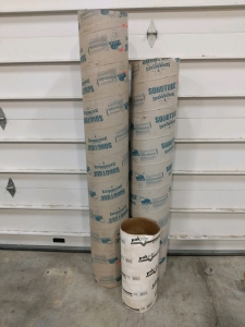 2) 12” Sono Tube 5.5ft and 6.5ft, (1) 10"x24" Builders Tube