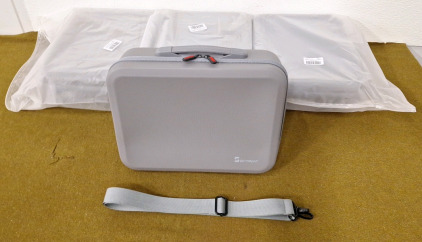 (4) SKYREAT Drone Cases W/ Handle, Shoulder Strap & Inner Zippered Mesh Pocket.