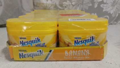 (1) Nestle Nesquik Banana Flavour Milk Shake 300 G (pack Of 10)