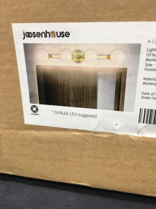 4-Light Bathroom Vanity Lights