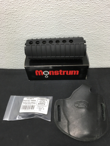 Black Tactical Grip Sleeve & Monstrum Handguard