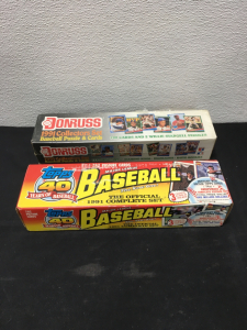 (2) Vintage Baseball Card Sets